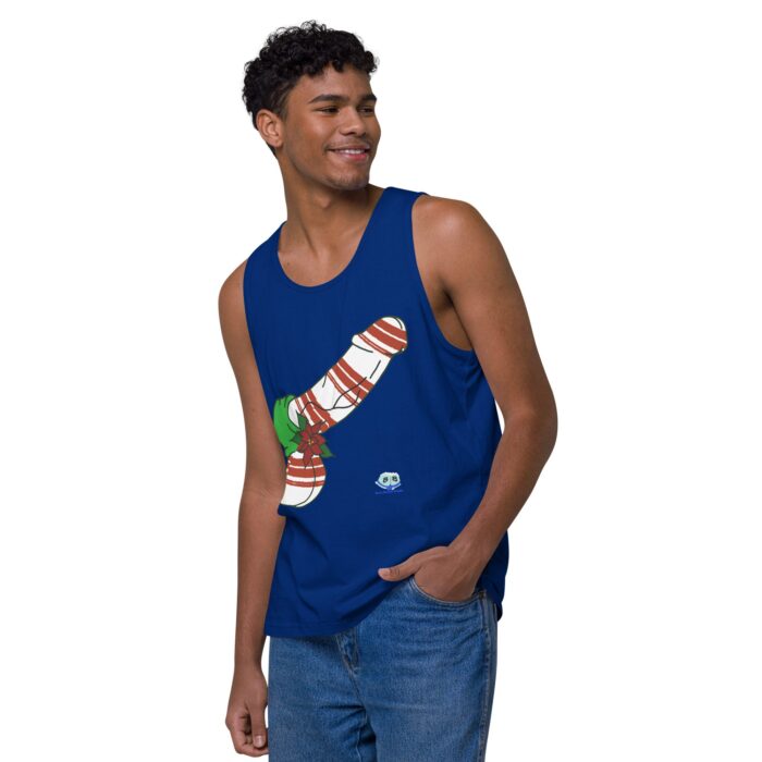 Men’s premium tank top - Peppermint Dick - Image 8