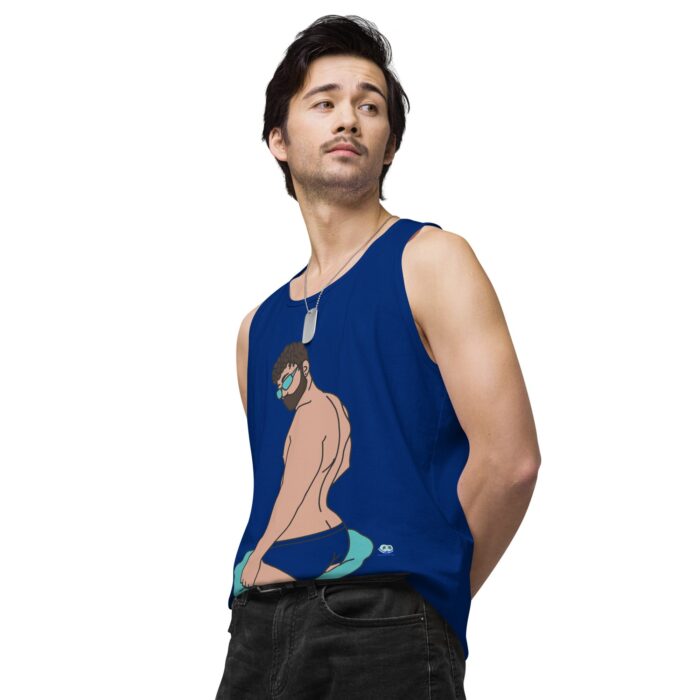 Men’s premium tank top - Pool Boy - Image 9