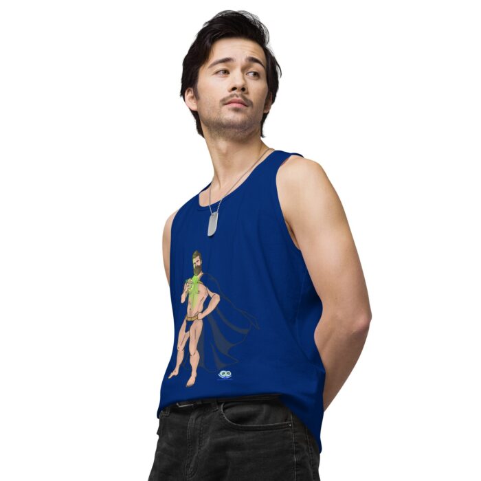 Men’s premium tank top - Powerful - Image 9