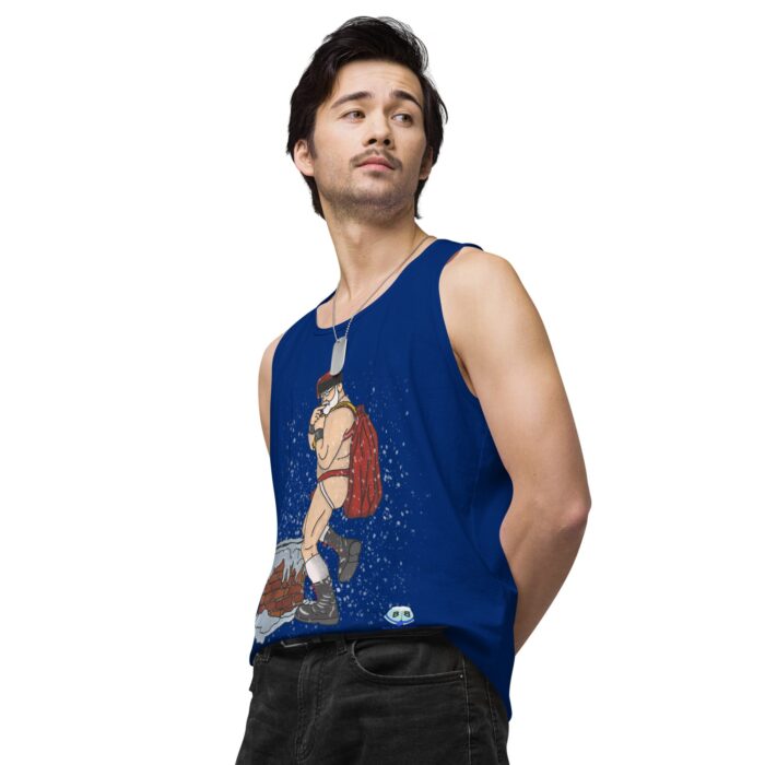 Men’s premium tank top - Santa's Sack - Image 10