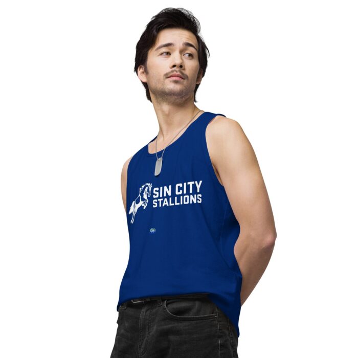 Men’s premium tank top - Sin City Stallions - Image 10
