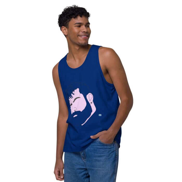 Men’s premium tank top - Smolder - Image 8