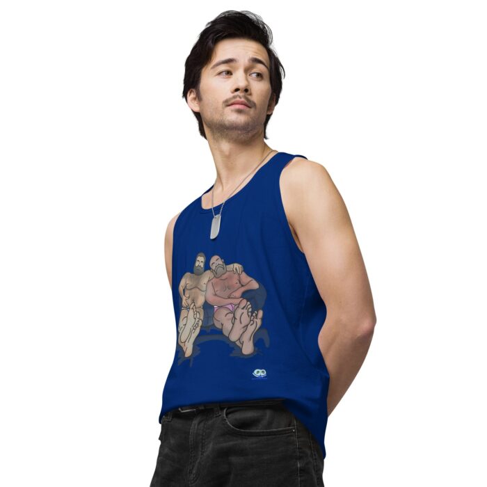 Men’s premium tank top - Staying In - Image 10