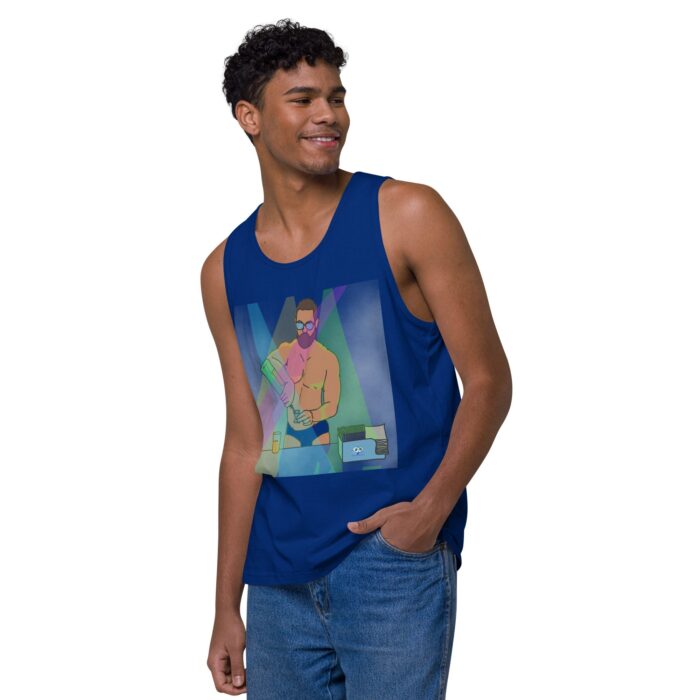 Men’s premium tank top - The Bartender - Image 8
