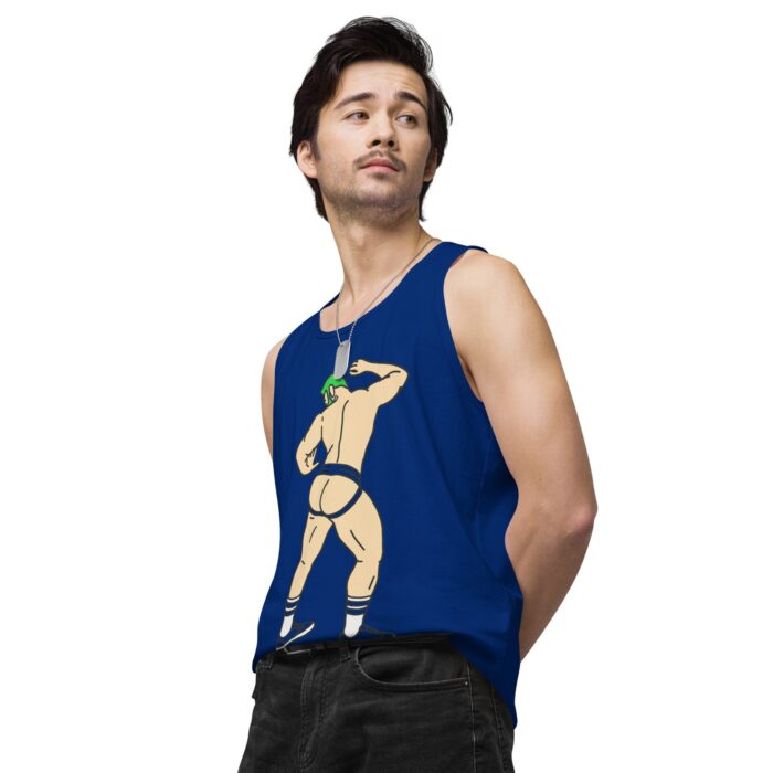 Men’s premium tank top - Up Against The Wall - Image 10