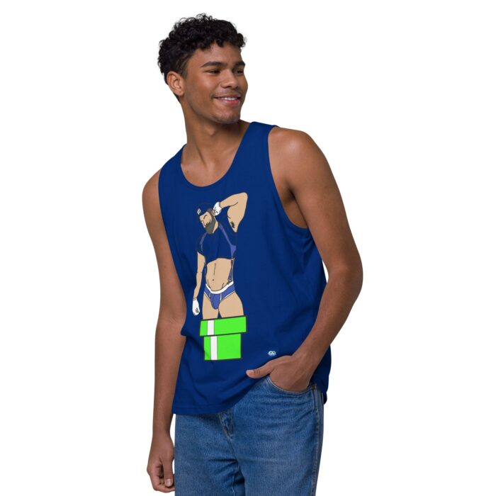 Men’s premium tank top - Warp Pipe Dreams - Image 7