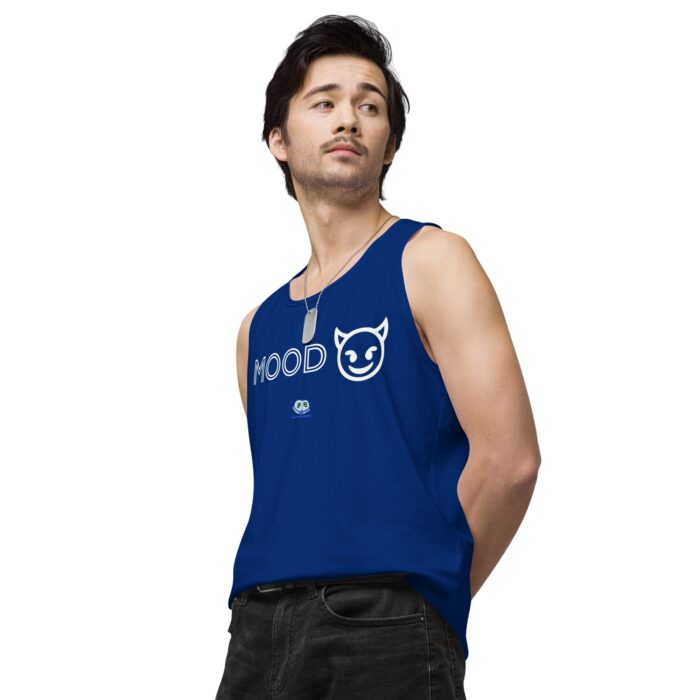 Men’s premium tank top - Mood Horny Devil Emoji - Image 9