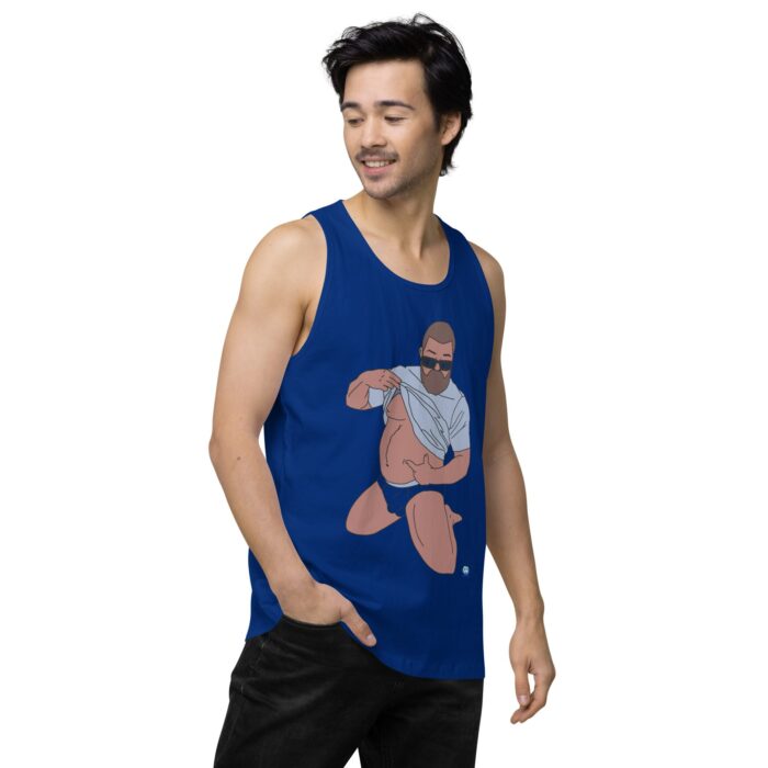 Men’s premium tank top - Belly Pride - Image 9