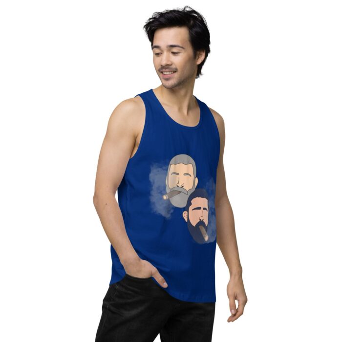 Men’s premium tank top - Cigars - Image 9
