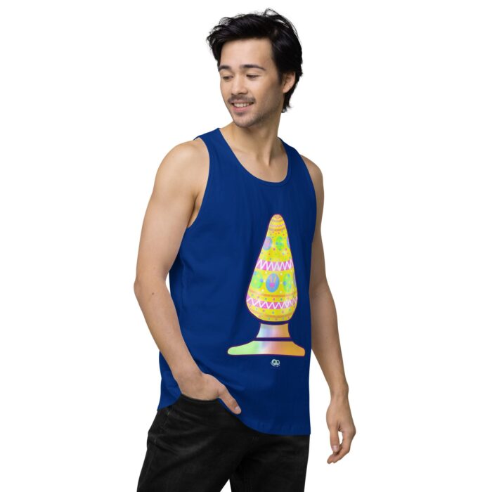 Men’s premium tank top - Easter Egg Butt Plug - Image 4