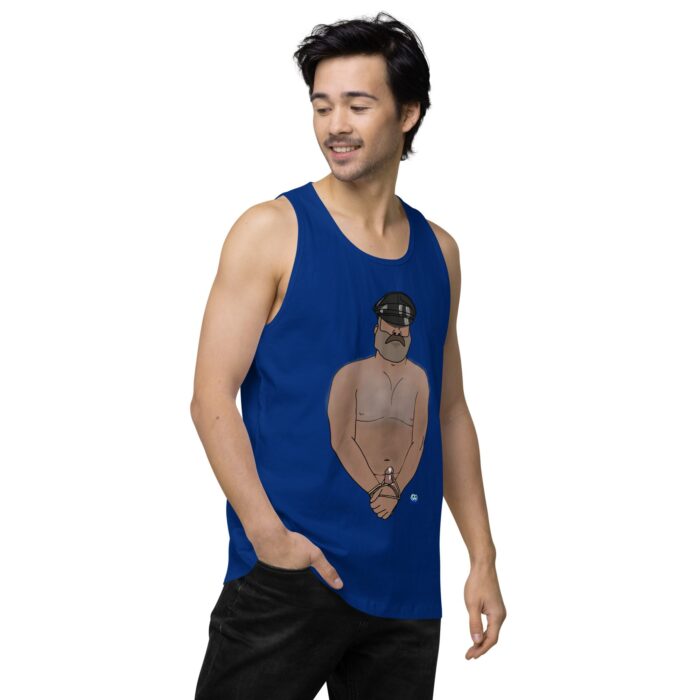 Men’s premium tank top - Hairy Daddy - Image 9