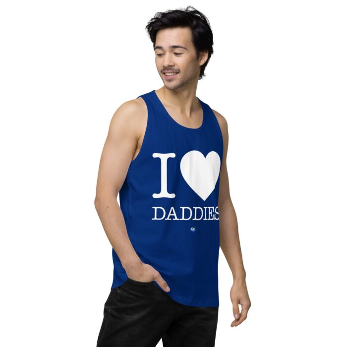 Men’s premium tank top - I Heart Daddies - Image 9