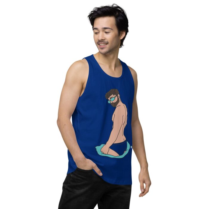 Men’s premium tank top - Pool Boy - Image 8