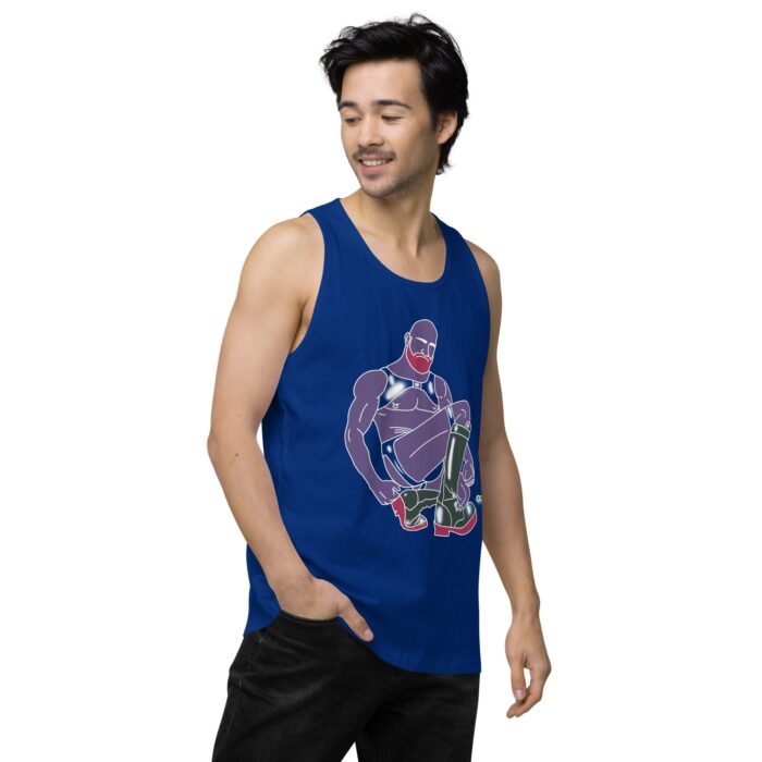 Men’s premium tank top - Rubber Daddy - Image 9