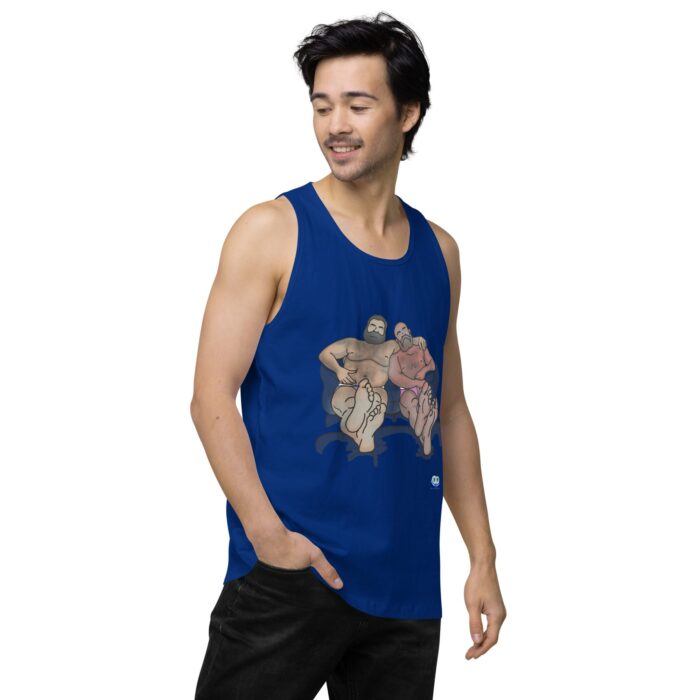 Men’s premium tank top - Staying In - Image 9