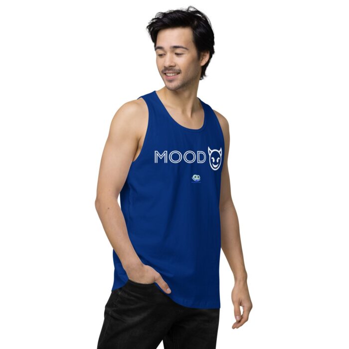 Men’s premium tank top - Mood Horny Devil Emoji - Image 8