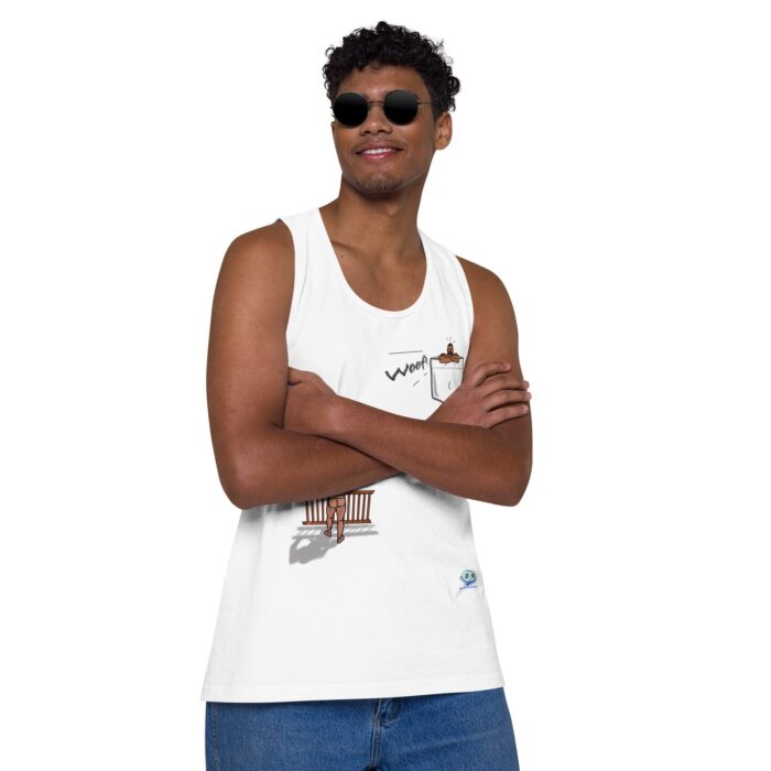 Men’s premium tank top - Bear Call - Image 50