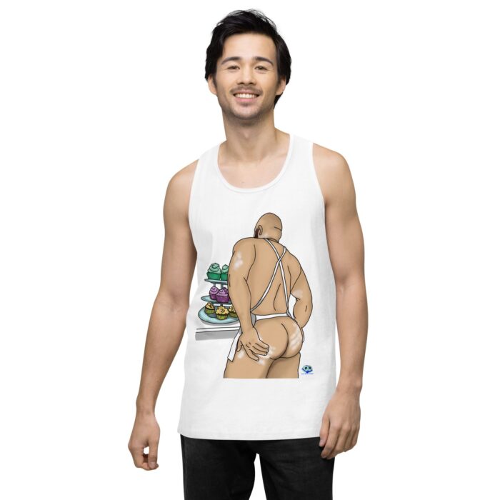 Men’s premium tank top - Cakes - Image 26