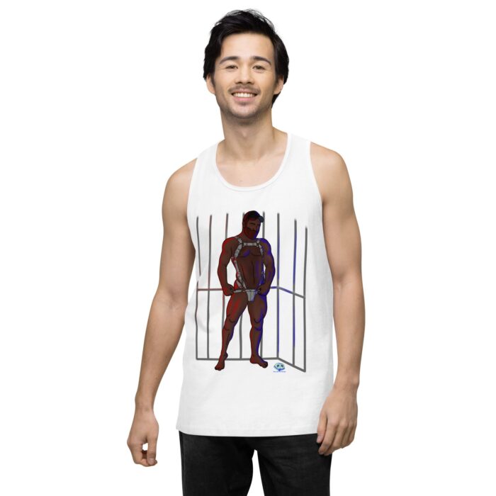 Men’s premium tank top - Busted - Image 26