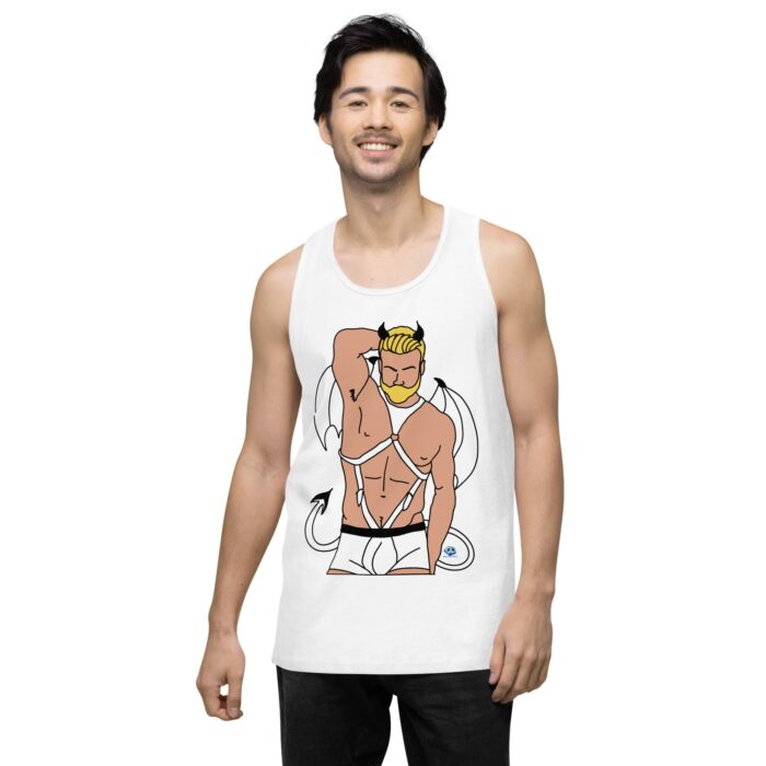 Men’s premium tank top - Devil - Image 62