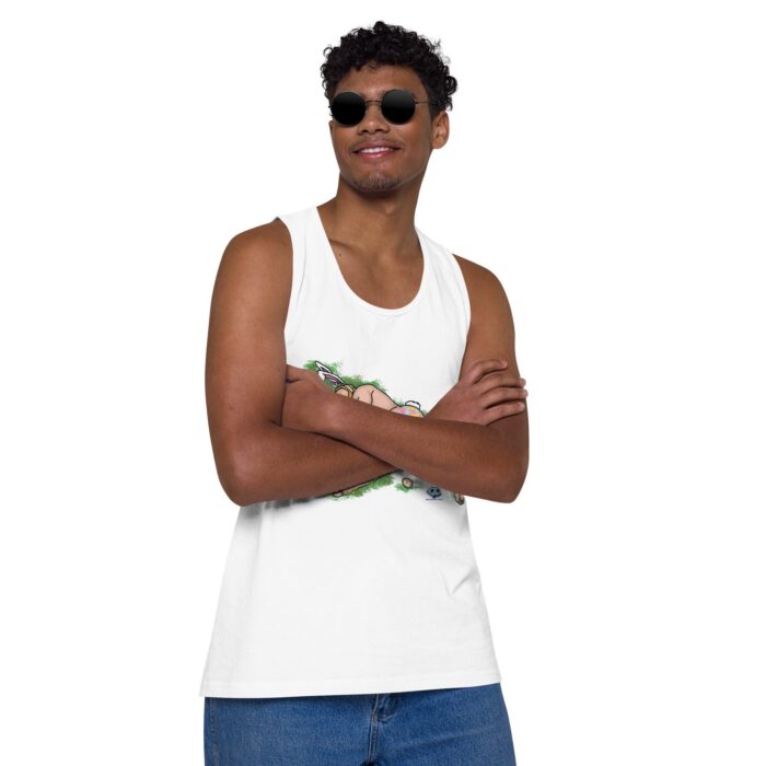 Men’s premium tank top - Egg Hunt - Image 42