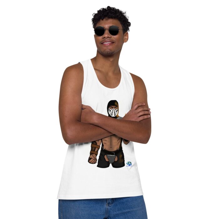 Men’s premium tank top - Finish Him - Image 50