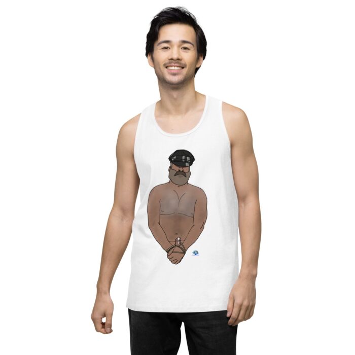 Men’s premium tank top - Hairy Daddy - Image 62