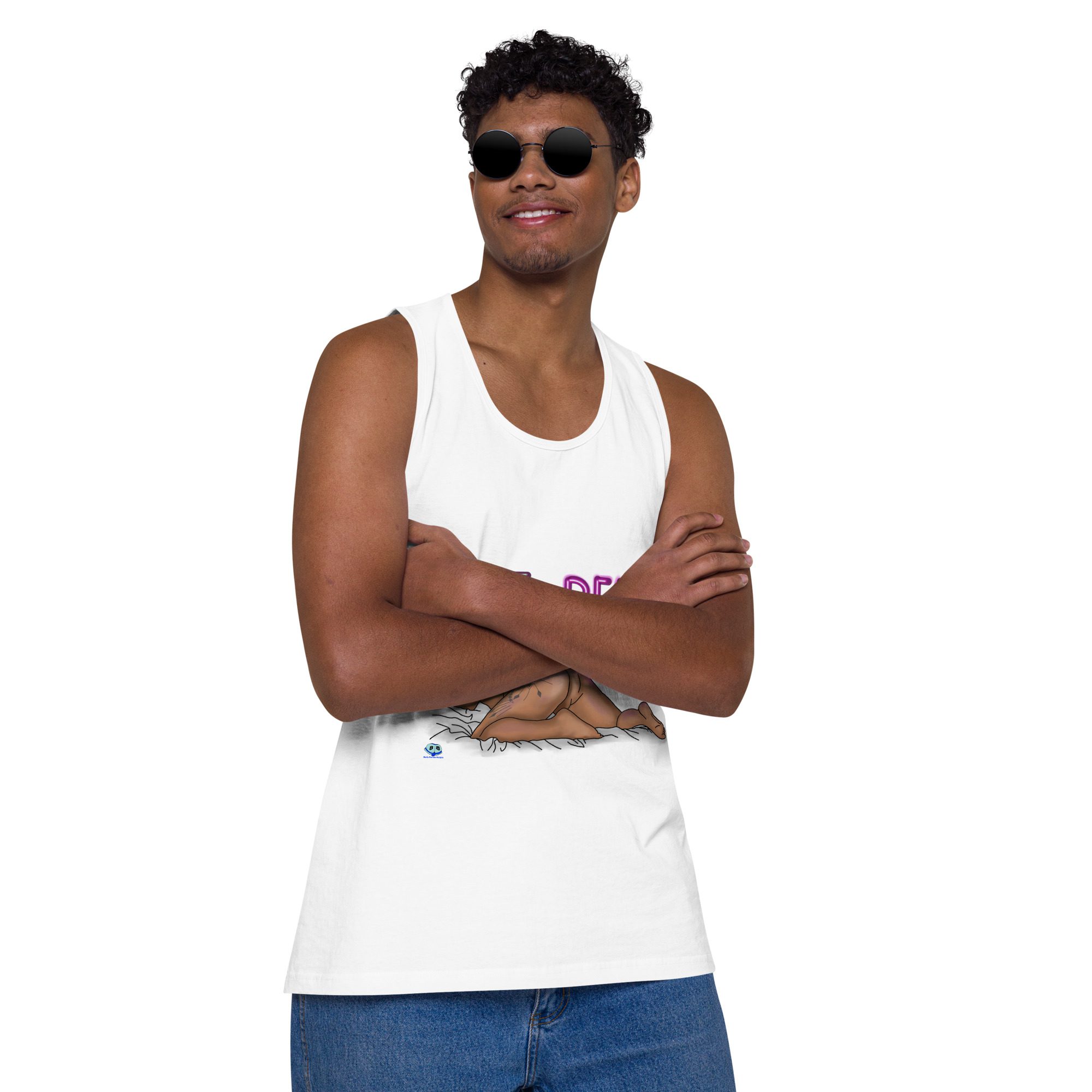 Men’s premium tank top - Hot and Ready - Image 26