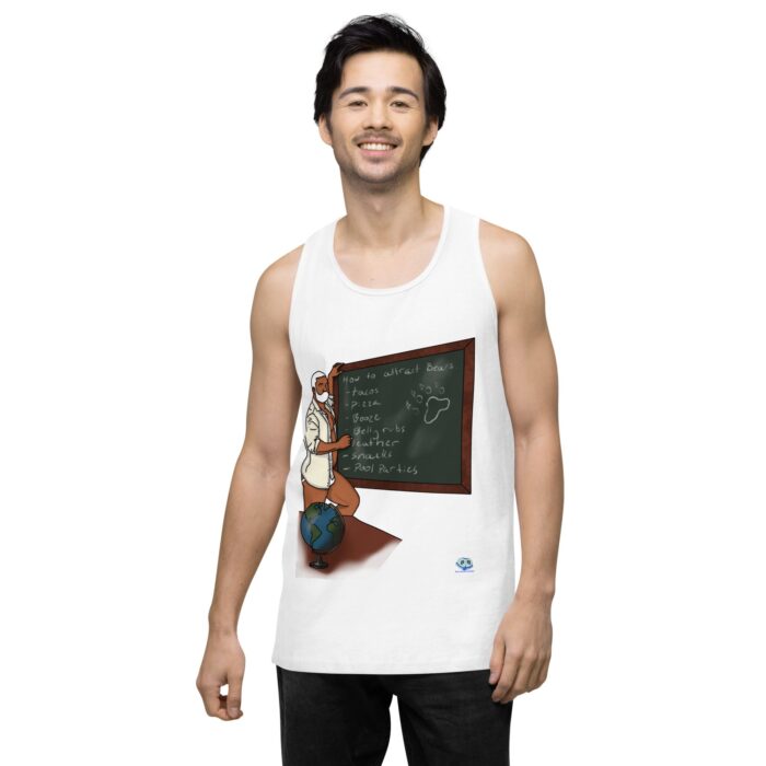 Men’s premium tank top - How To Attract A Bear - Image 62