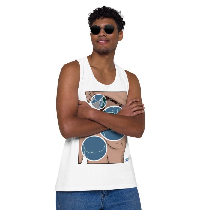 Men’s premium tank top - Negative Feelings - Image 42