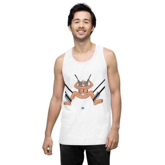 Men’s premium tank top - Sling Set - Image 26