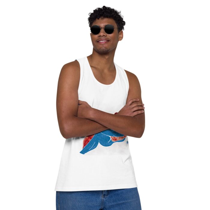Men’s premium tank top - Steam - Image 50
