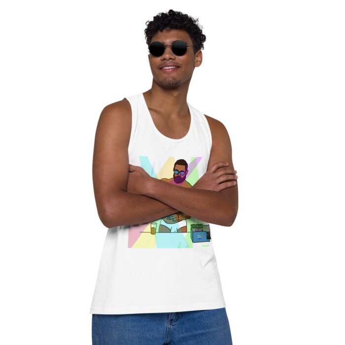 Men’s premium tank top - The Bartender - Image 50