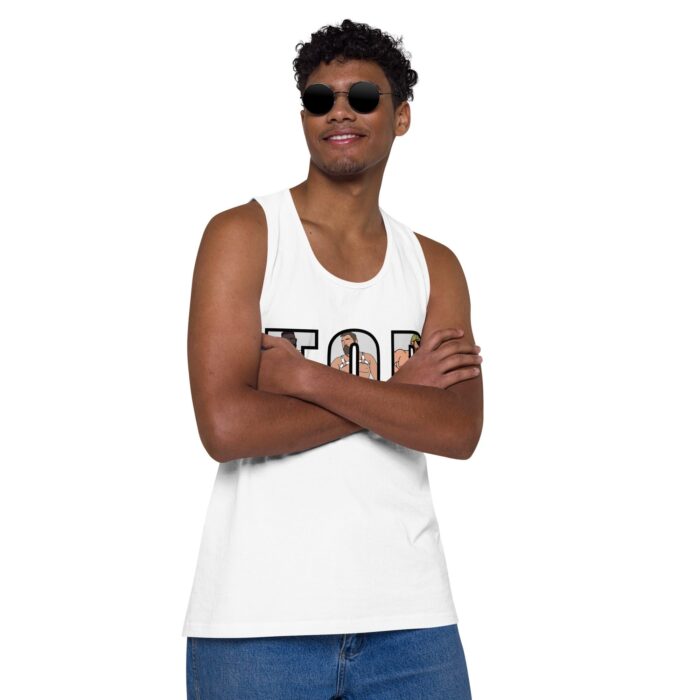 Men’s premium tank top - TOP Cutout - Image 26