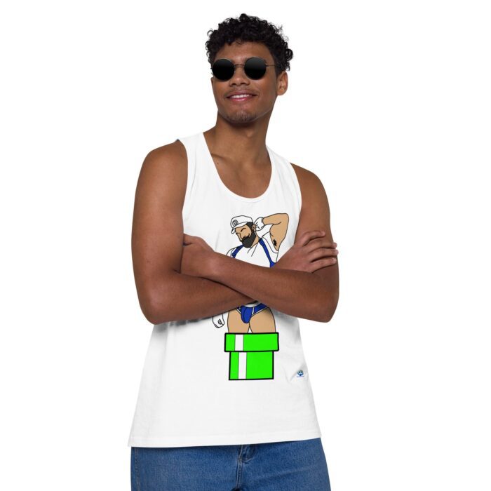 Men’s premium tank top - Warp Pipe Dreams - Image 50