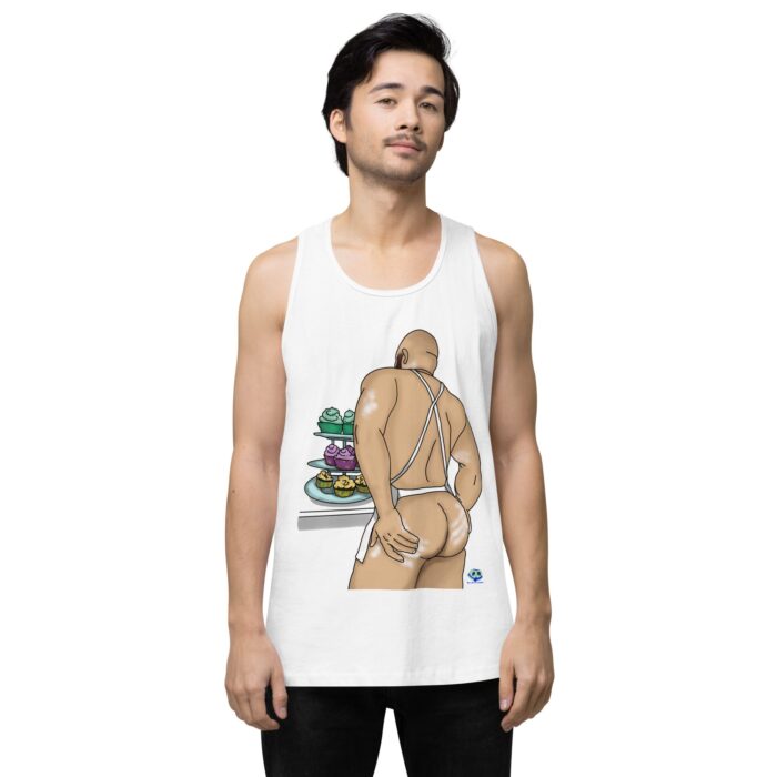 Men’s premium tank top - Cakes - Image 25