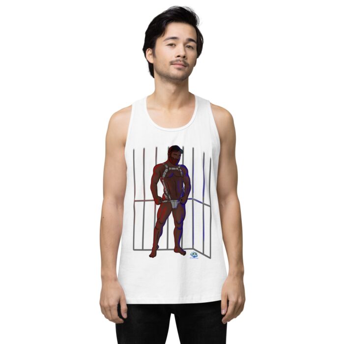 Men’s premium tank top - Busted - Image 25