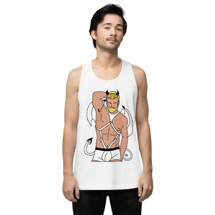 Men’s premium tank top - Devil - Image 61