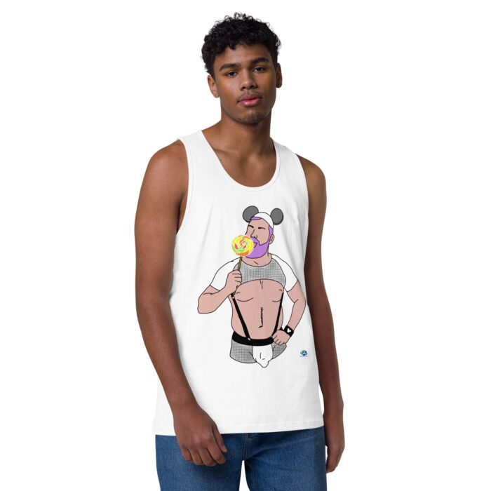Men’s premium tank top - Disney Sucker - Image 25