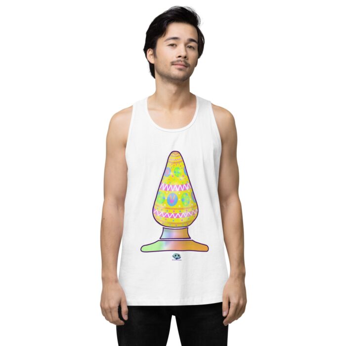 Men’s premium tank top - Easter Egg Butt Plug - Image 51