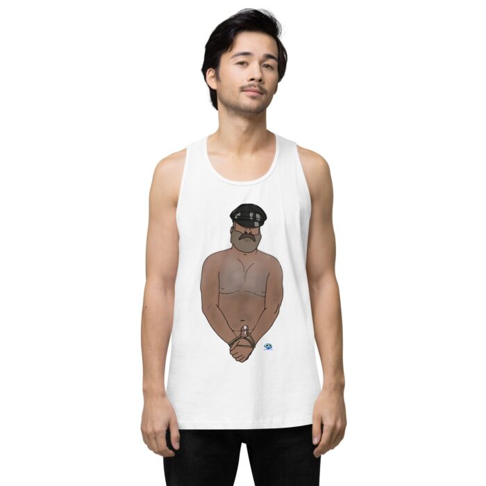 Men’s premium tank top - Hairy Daddy - Image 61