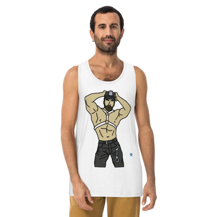 Men’s premium tank top - Handcuffs - Image 13