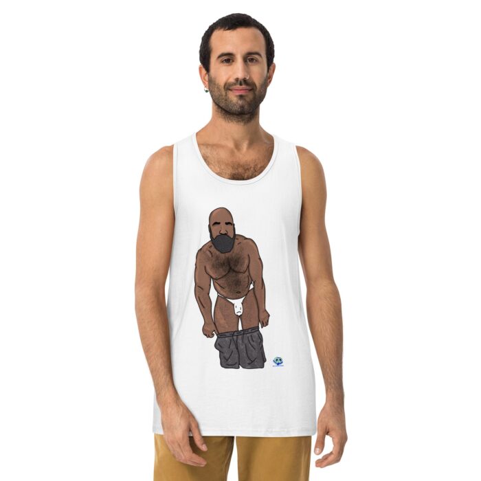 Men’s premium tank top - Lose the Shorts - Image 25
