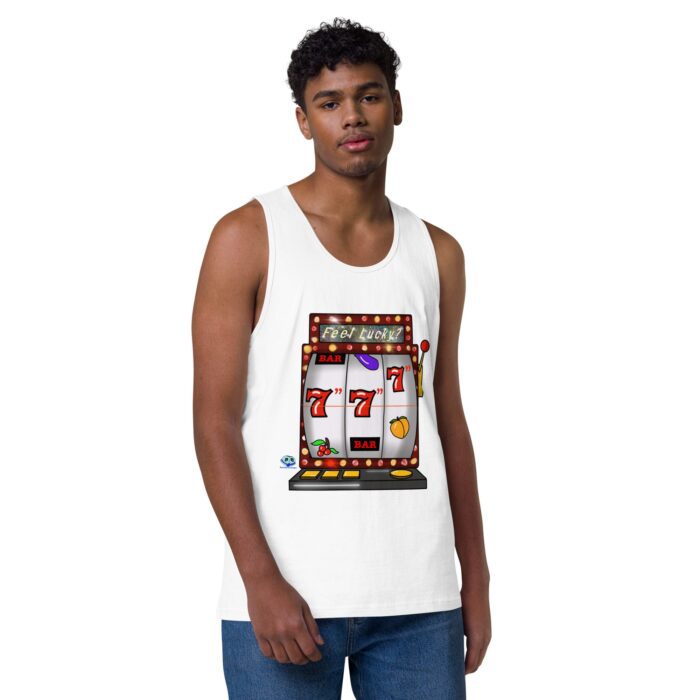 Men’s premium tank top - Lucky Seven Inches - Image 49
