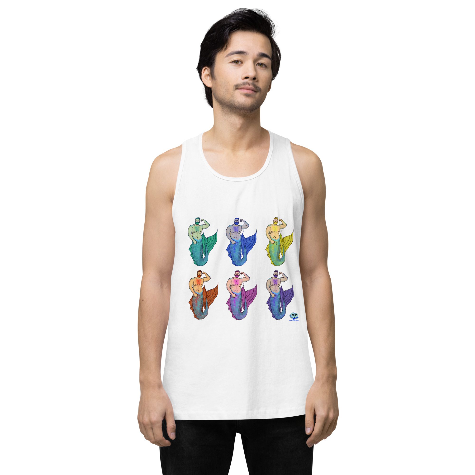 Men’s premium tank top - MerCub Multi - Image 25