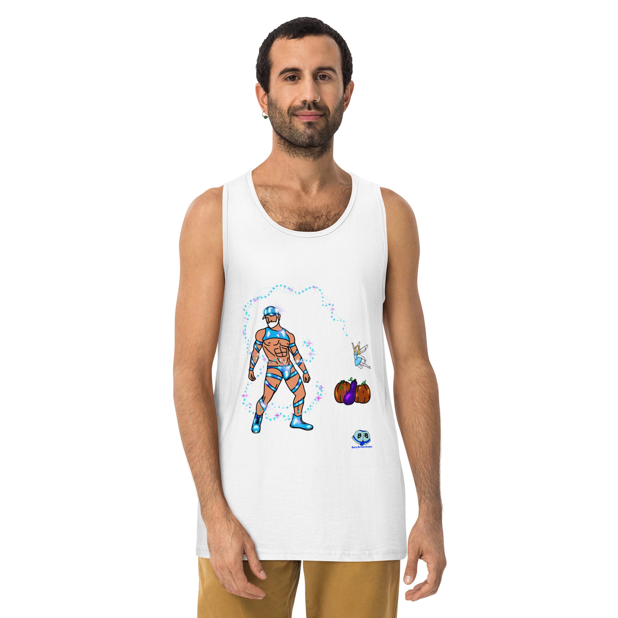 Men’s premium tank top - Midnight - Image 13