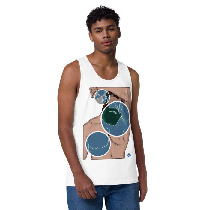 Men’s premium tank top - Negative Feelings - Image 41
