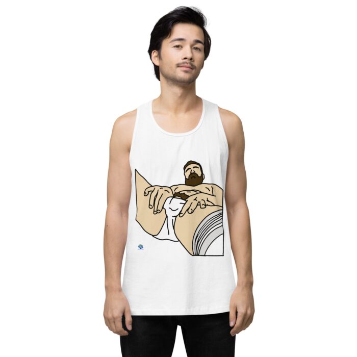 Men’s premium tank top - Peekaboo Bush - Image 61