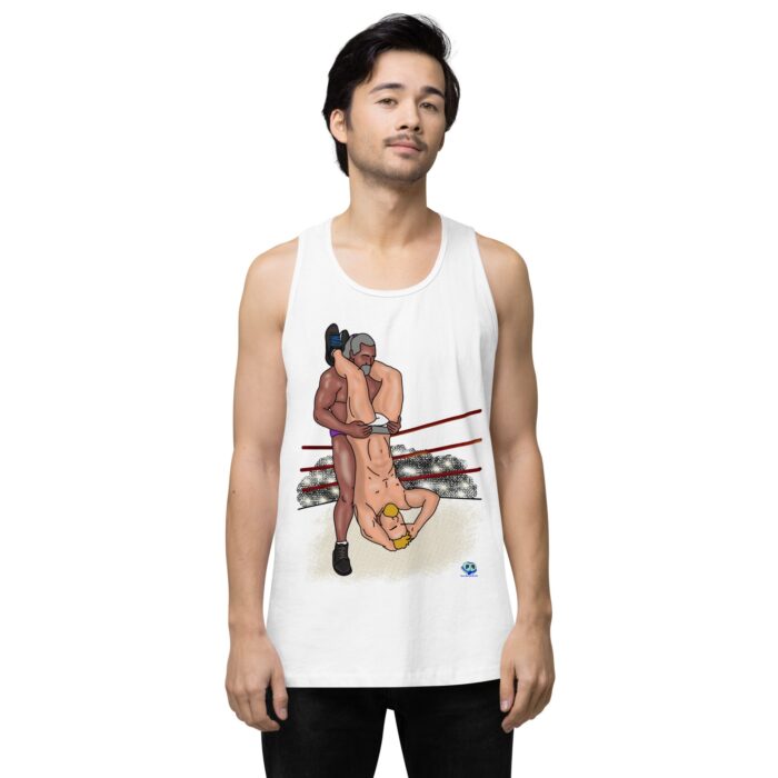 Men’s premium tank top - Pile Driver - Image 25