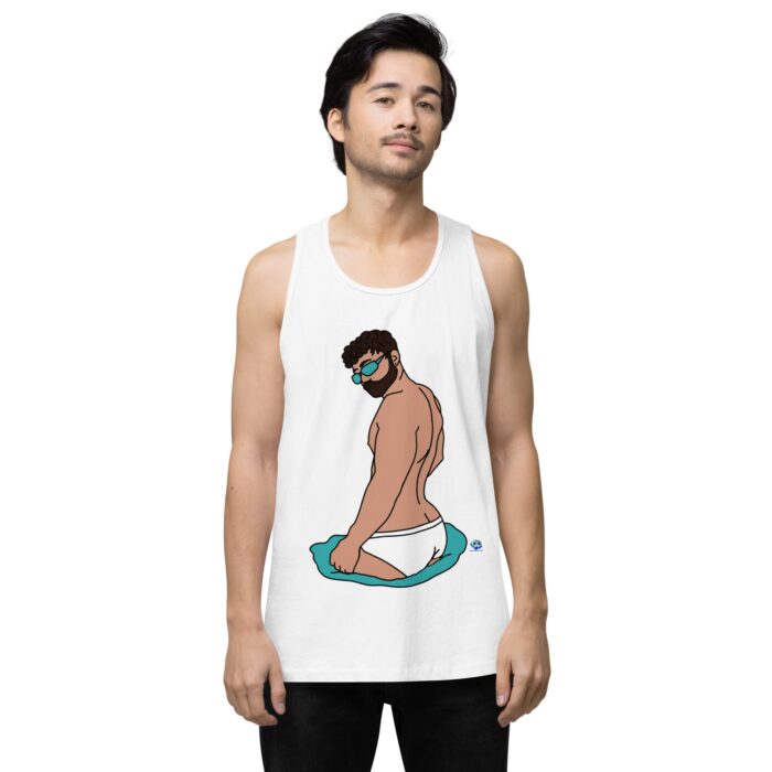 Men’s premium tank top - Pool Boy - Image 61